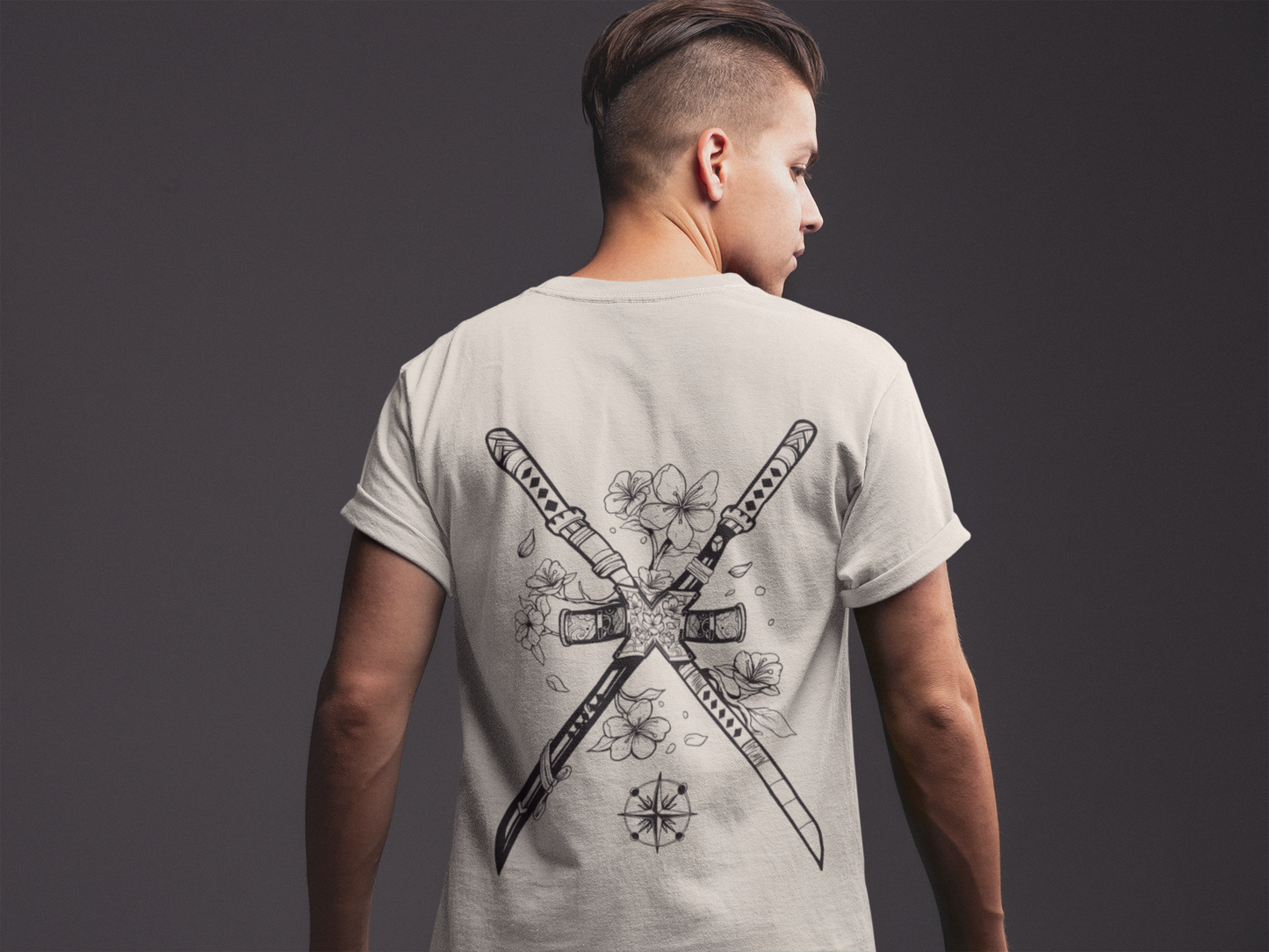 OVERSIZE T-SHIRT "SAMURAI SWORD" MULTICOLOR