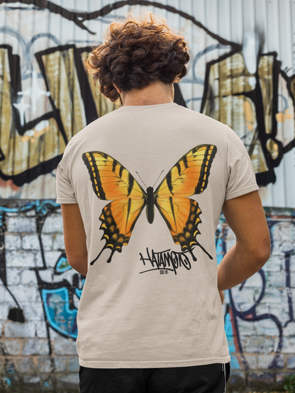 OVERSIZE T-SHIRT "BUTTERFLY GRAFFITTI" MULTICOLOR