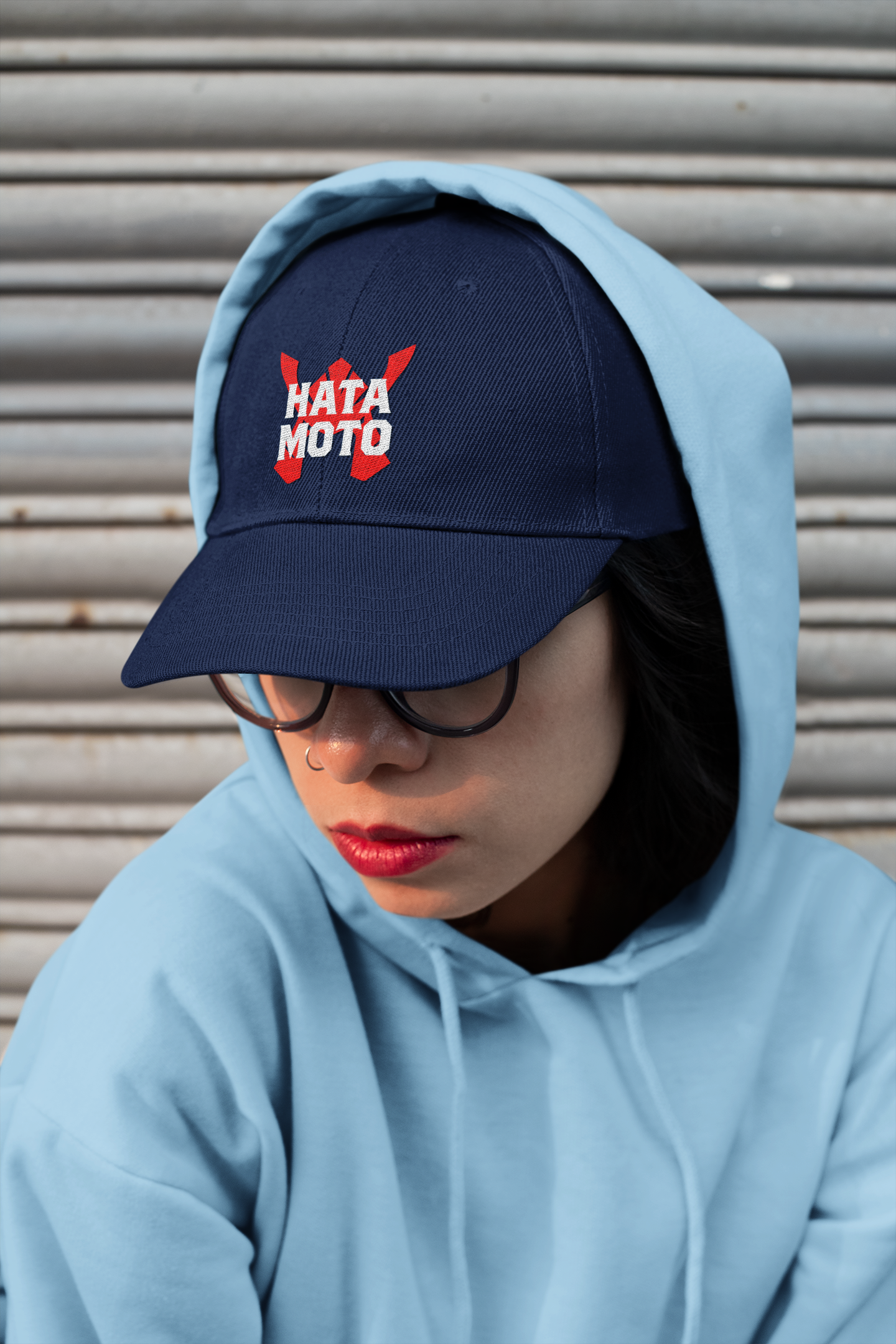 CAP "HATAMOTO" BLACK/NAVY